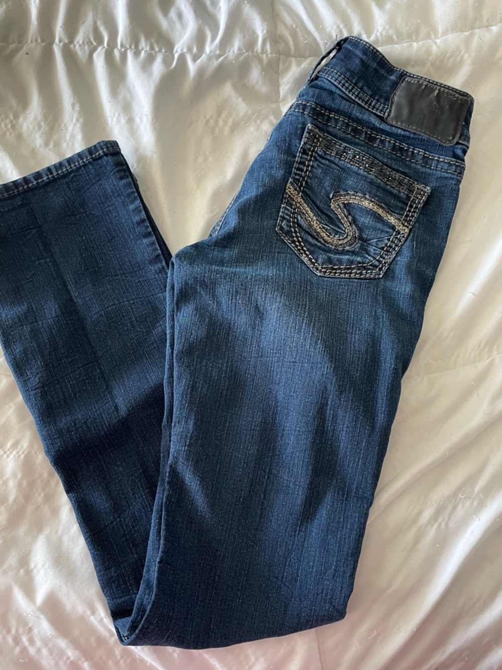 Quiksilver Women's Dark Blue Boot Cut Jeans